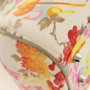 Christian Dior Boston Bag Canvas Multicolor Silver Auth 190638M-11