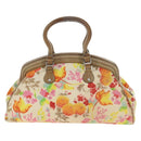 Christian Dior Boston Bag Canvas Multicolor Silver Auth 190638M-3