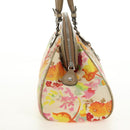 Christian Dior Boston Bag Canvas Multicolor Silver Auth 190638M-5