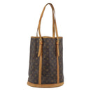 LOUIS VUITTON Monogram Bucket GM Shoulder Bag M42236 LV Auth 190639-1