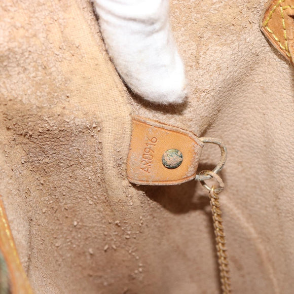 LOUIS VUITTON Monogram Bucket GM Shoulder Bag M42236 LV Auth 190639