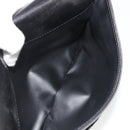 BALLY Chain Shoulder Bag Leather Black Gold Auth 190641A-24