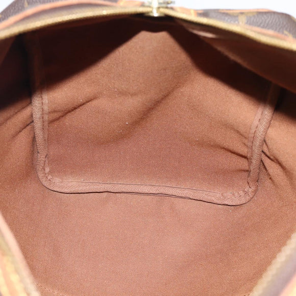 LOUIS VUITTON Monogram Sac Souple 35 Boston Bag M41626 LV Auth 190642