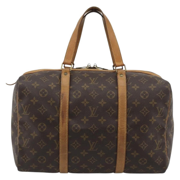 LOUIS VUITTON Monogram Sac Souple 35 Boston Bag M41626 LV Auth 190642