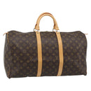LOUIS VUITTON Monogram Keepall 50 Boston Bag M41426 LV Auth 190644-1