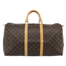 LOUIS VUITTON Monogram Keepall 50 Boston Bag M41426 LV Auth 190644-2