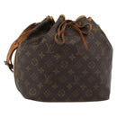 LOUIS VUITTON Monogram Petit Noe Shoulder Bag M42226 LV Auth 190645A-1