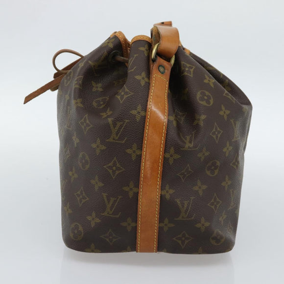 LOUIS VUITTON Monogram Petit Noe Shoulder Bag M42226 LV Auth 190645A