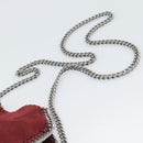 Stella MacCartney Chain Falabella Tiny Bag Polyester 2way Bordeaux Auth 190646A-10