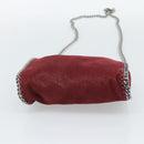 Stella MacCartney Chain Falabella Tiny Bag Polyester 2way Bordeaux Auth 190646A-11