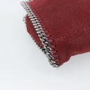 Stella MacCartney Chain Falabella Tiny Bag Polyester 2way Bordeaux Auth 190646A-13