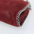 Stella MacCartney Chain Falabella Tiny Bag Polyester 2way Bordeaux Auth 190646A-14