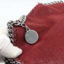 Stella MacCartney Chain Falabella Tiny Bag Polyester 2way Bordeaux Auth 190646A-16