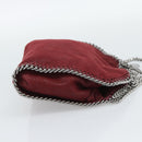 Stella MacCartney Chain Falabella Tiny Bag Polyester 2way Bordeaux Auth 190646A-5