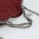 Stella MacCartney Chain Falabella Tiny Bag Polyester 2way Bordeaux Auth 190646A-7