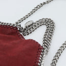 Stella MacCartney Chain Falabella Tiny Bag Polyester 2way Bordeaux Auth 190646A-8