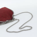 Stella MacCartney Chain Falabella Tiny Bag Polyester 2way Bordeaux Auth 190646A-9