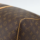 LOUIS VUITTON Monogram Keepall 55 Boston Bag M41424 LV Auth 190647A-16