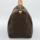 LOUIS VUITTON Monogram Keepall 55 Boston Bag M41424 LV Auth 190647A-4
