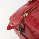 LOUIS VUITTON Epi Speedy 35 Hand Bag Castilian Red M42997 LV Auth 190649A-9