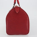 LOUIS VUITTON Epi Speedy 35 Hand Bag Castilian Red M42997 LV Auth 190649A-3