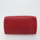 LOUIS VUITTON Epi Speedy 35 Hand Bag Castilian Red M42997 LV Auth 190649A-5