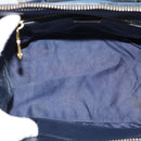 Miu Miu Hand Bag Leather 2way Blue Gold Auth 190650-11