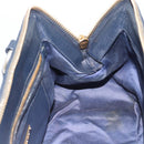 Miu Miu Hand Bag Leather 2way Blue Gold Auth 190650-21