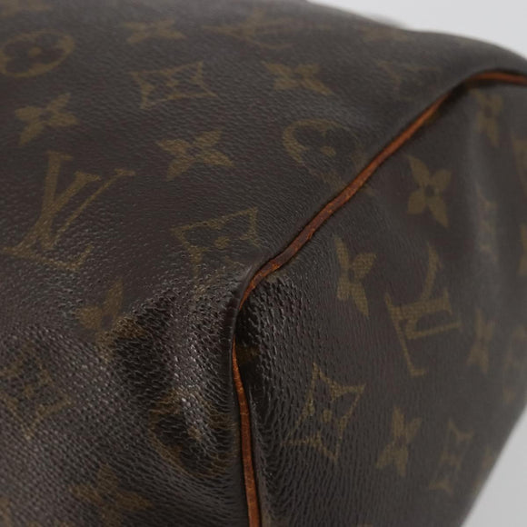 LOUIS VUITTON Monogram Speedy 25 Hand Bag M41528 LV Auth 190651