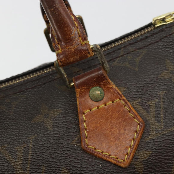 LOUIS VUITTON Monogram Speedy 25 Hand Bag M41528 LV Auth 190651