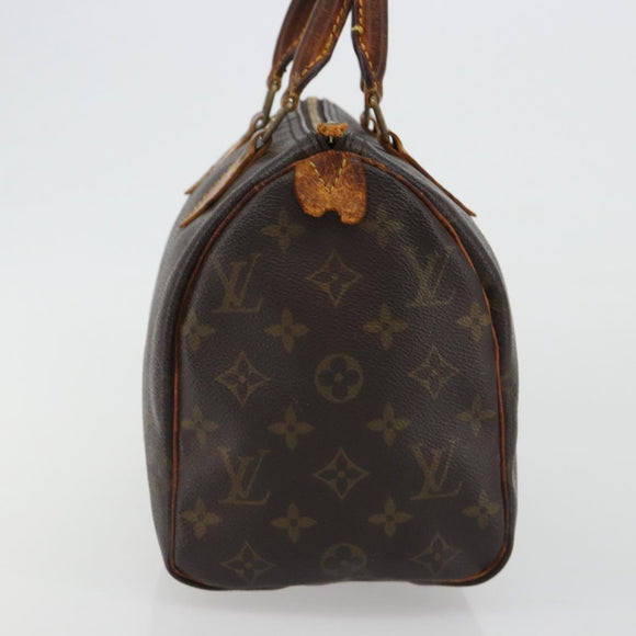 LOUIS VUITTON Monogram Speedy 25 Hand Bag M41528 LV Auth 190651