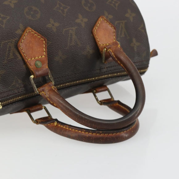 LOUIS VUITTON Monogram Speedy 25 Hand Bag M41528 LV Auth 190651