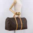 LOUIS VUITTON Monogram Keepall 50 Boston Bag M41426 LV Auth 190654A-23