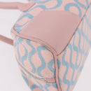 Vivienne Westwood Hand Bag Canvas Pink Silver Auth 190655A-13