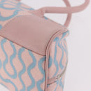 Vivienne Westwood Hand Bag Canvas Pink Silver Auth 190655A-14