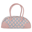 Vivienne Westwood Hand Bag Canvas Pink Silver Auth 190655A-3