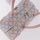 Vivienne Westwood Hand Bag Canvas Pink Silver Auth 190655A-6