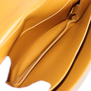 BOTTEGA VENETA Mount Chain Shoulder Bag Leather 2way Orange Gold Auth 190656V-22