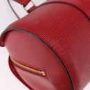 LOUIS VUITTON Epi Soufflot Hand Bag Red M52227 LV Auth 190657V-15