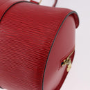 LOUIS VUITTON Epi Soufflot Hand Bag Red M52227 LV Auth 190657V-16