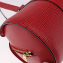 LOUIS VUITTON Epi Soufflot Hand Bag Red M52227 LV Auth 190657V-17