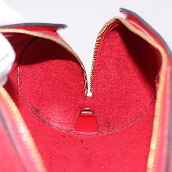 LOUIS VUITTON Epi Soufflot Hand Bag Red M52227 LV Auth 190657V