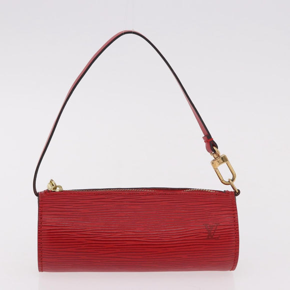LOUIS VUITTON Epi Soufflot Hand Bag Red M52227 LV Auth 190657V