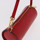LOUIS VUITTON Epi Soufflot Hand Bag Red M52227 LV Auth 190657V-24