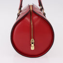 LOUIS VUITTON Epi Soufflot Hand Bag Red M52227 LV Auth 190657V-4