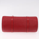 LOUIS VUITTON Epi Soufflot Hand Bag Red M52227 LV Auth 190657V-5