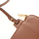 Miu Miu Hand Bag Straw 2way Brown Gold Auth 190660SAM-24
