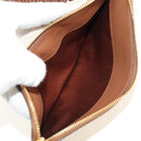 Miu Miu Hand Bag Straw 2way Brown Gold Auth 190660SAM-25