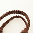 Miu Miu Hand Bag Straw 2way Brown Gold Auth 190660SAM-14