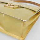 LOUIS VUITTON Monogram Vernis Spring street Hand Bag Gris M91029 LV Auth 190661-14